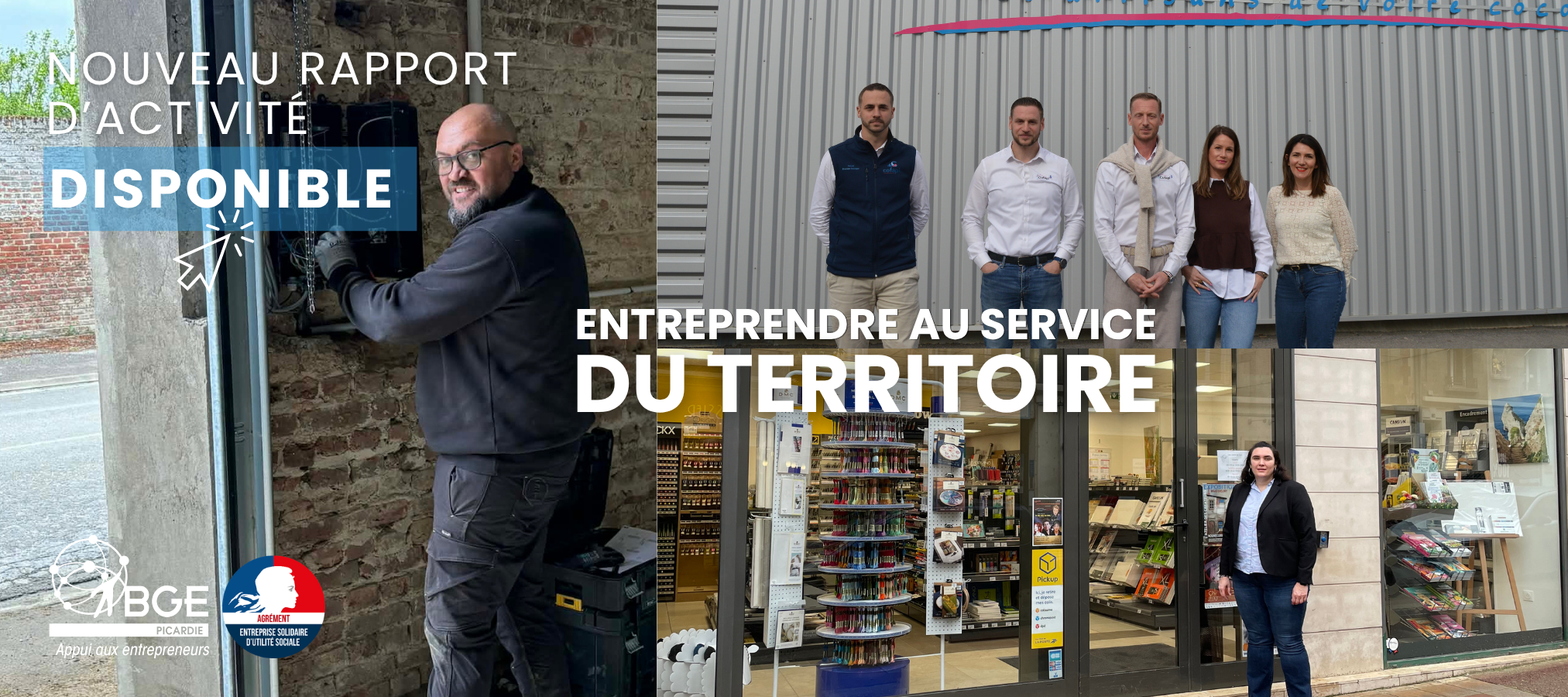 Entrepreneurs accompagn&eacute;s par BGE Picardie